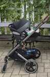 Scoica auto Cybex Aton S2 i-Size Moon Black + baza one cybex gold