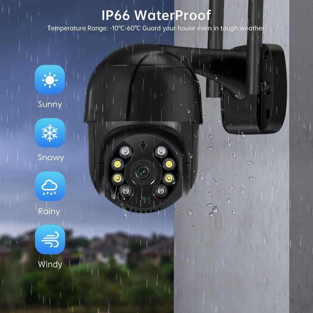 Камера за наблюдение STELS SL90, IP Wi-Fi, 4K Ultra HD, PTZ камера,8MP