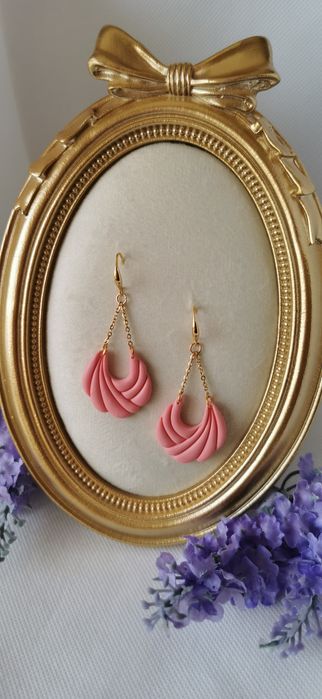 Cercei handmade din lut polimeric