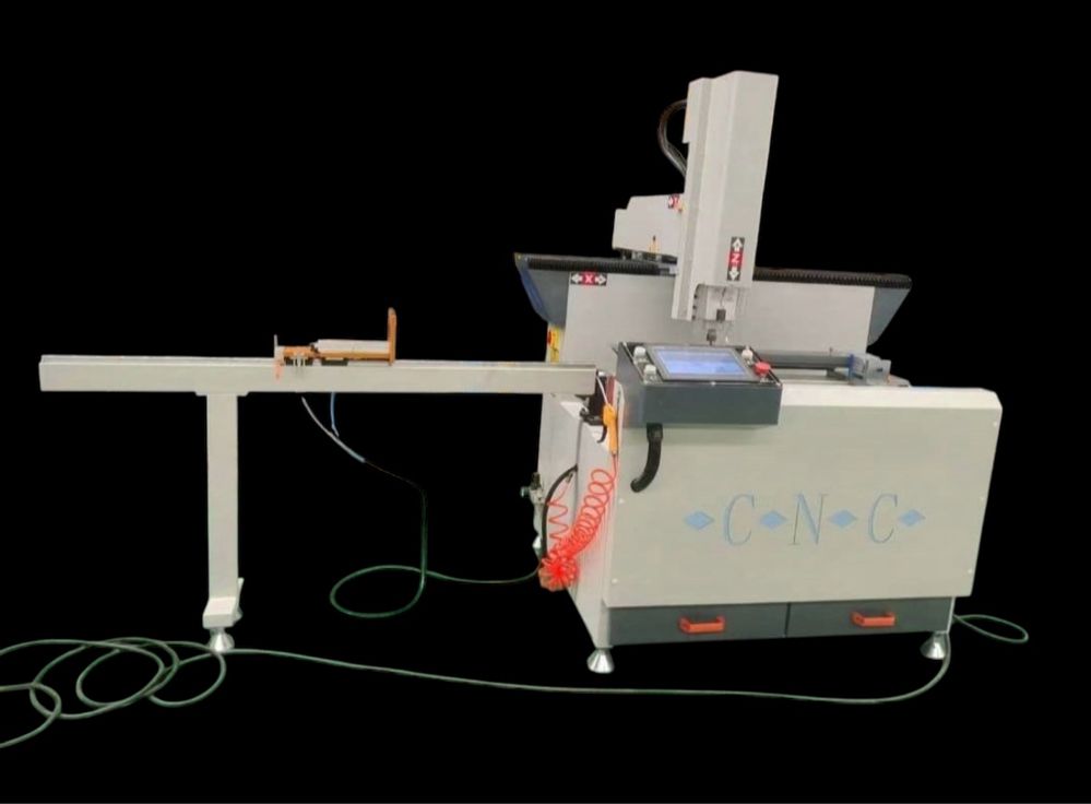 CNC фреза за всички видове цветни метали-алуминий,PVC,дърво,дограма