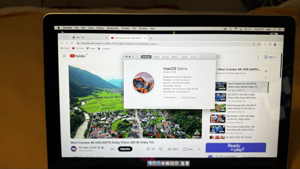 Apple MacBook pro 2011 A1286