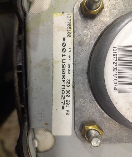 Airbag volan 3b0880201as Volkswagen VW Passat B5.5 (facelift) seria