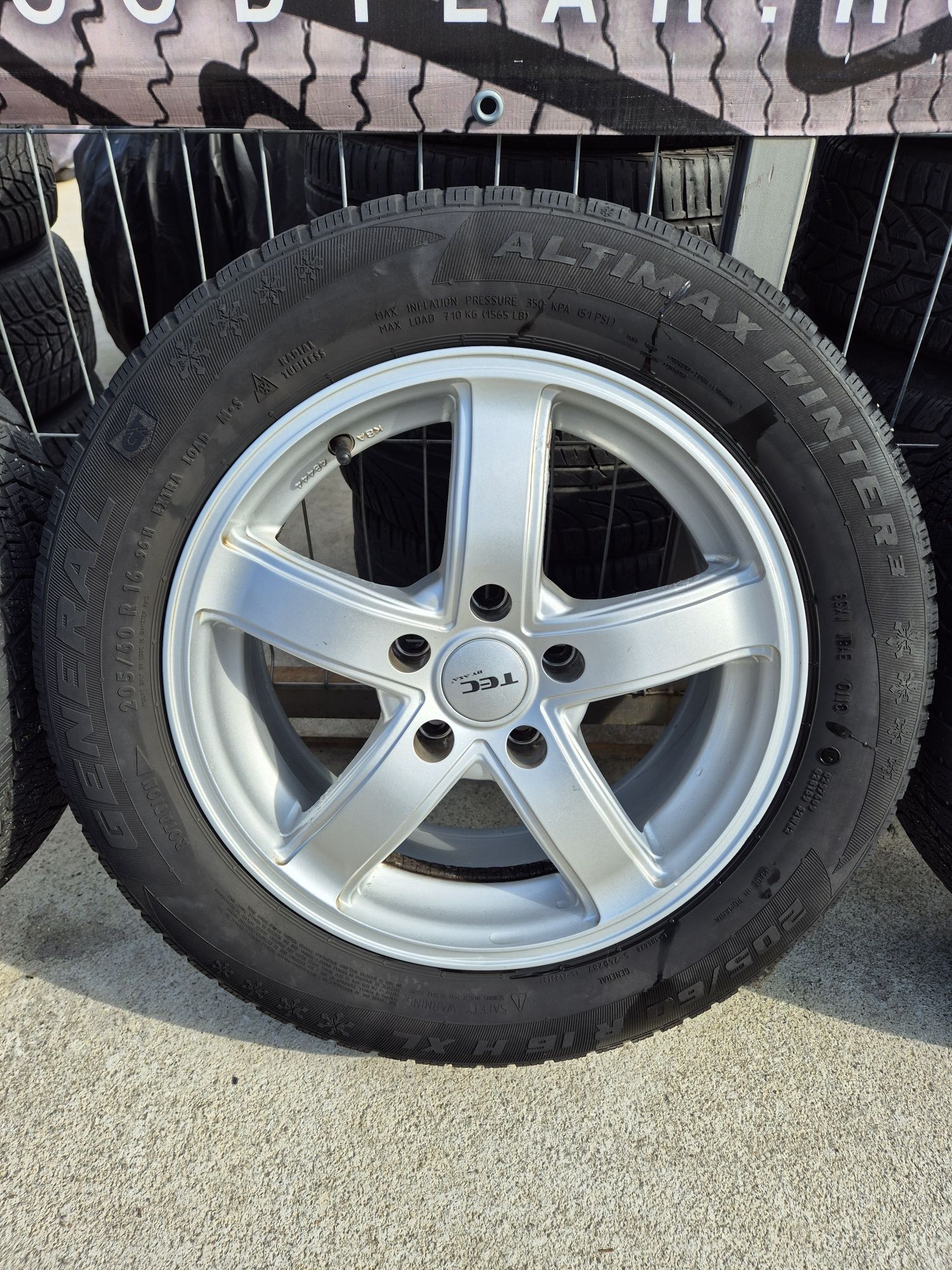 Джанти Tec 16 цола , 5х112 , 7j ,et38 , 205/60/16 Mercedes  Audi  Vw