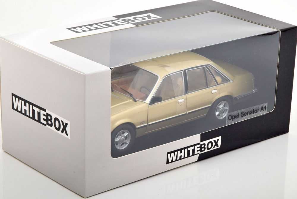 Macheta Opel Senator A1 1978 gold - Whitebox 1/24