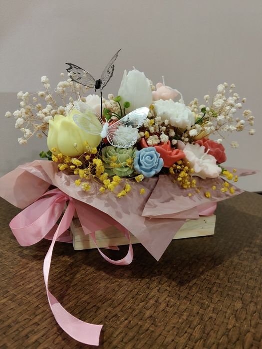 Ароматни фигури от соев восък