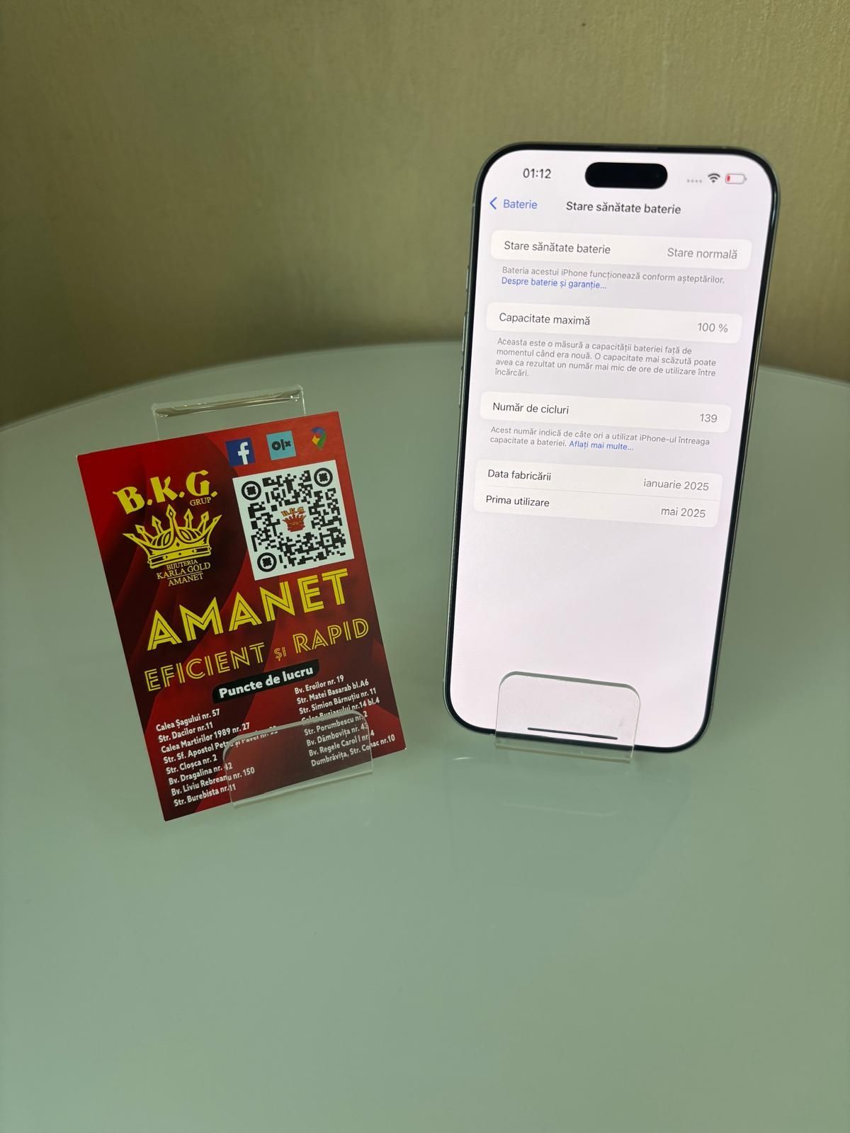 Iphone 16 Pro Max 1Tb 100% Amanet BKG