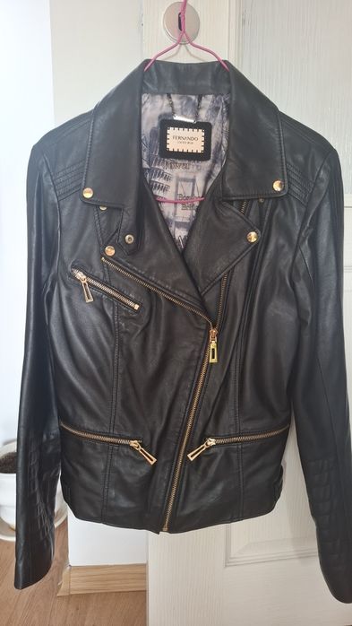 Ново дамско яке естествена кожа