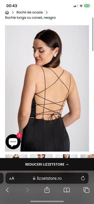 Rochie de seara cu eticheta