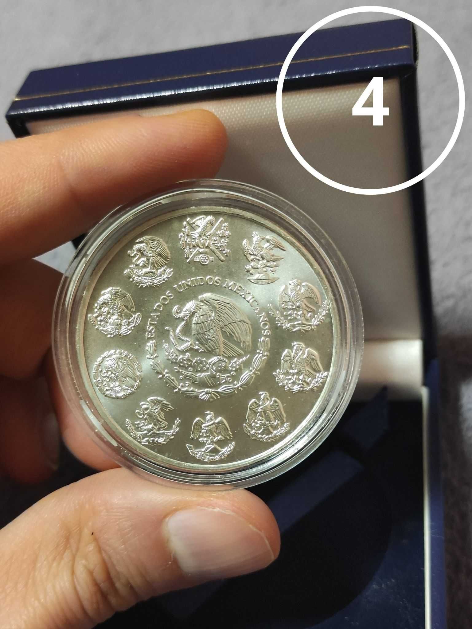 Сребърна монета Мексикански Либертад 2008 година 1 унция