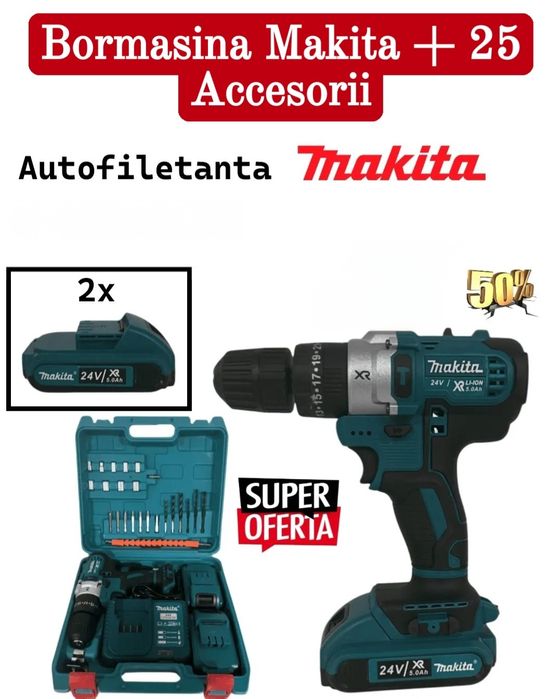 Masina de gaurit si insuburat Makita