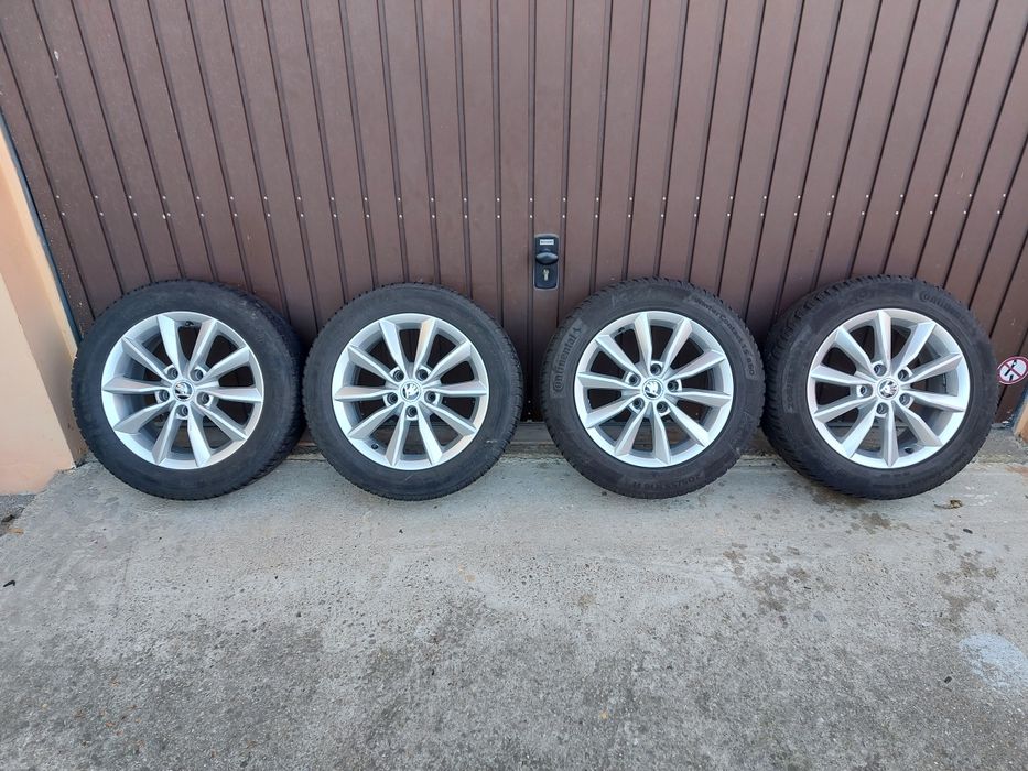 Jante aliaj 16 inch 5x112 originale skoda octavia 3 passat golf audi
