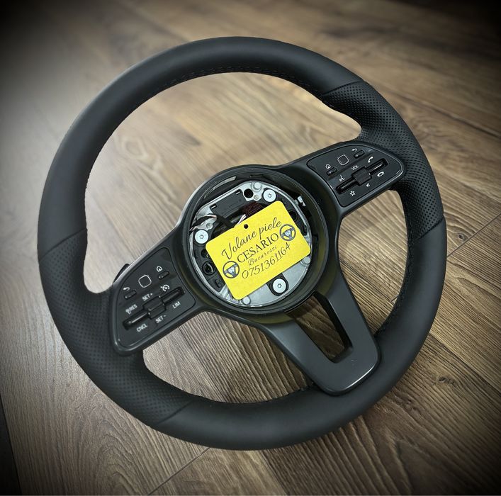 Volan piele naturala nappa Mercedes Class A,E,Cls,Cla,C,VITO,Sprinter