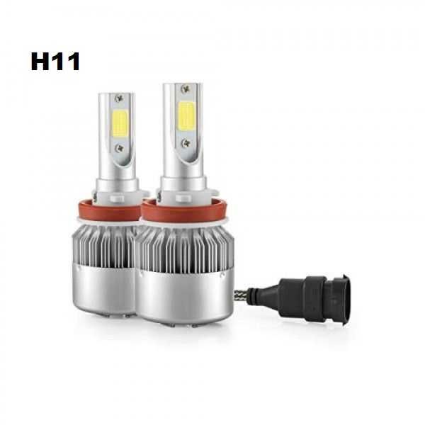 С6 Диодни LED крушки за фарове халогени H1 H3 H4 H7 H8 H11 HB3 HB4