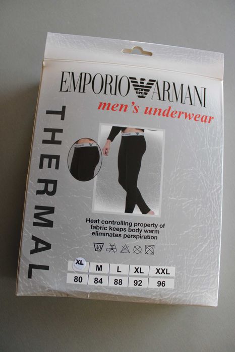 Нов мъжки комплект термобельо на Emporio Armani.