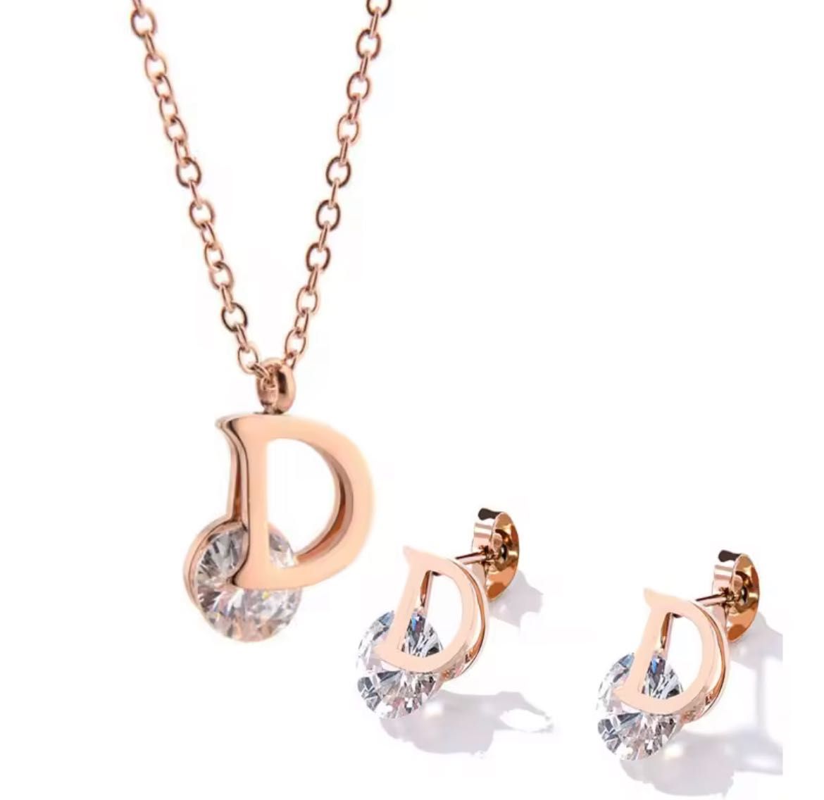 DIOR обеци колие