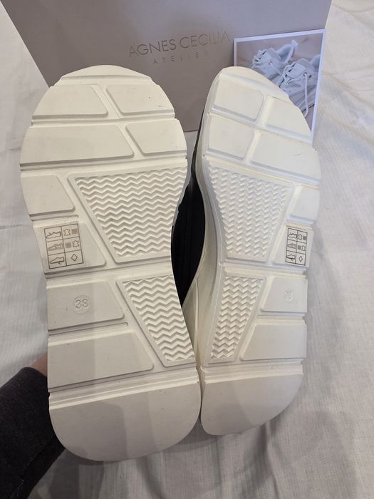 Pantofi casual Agnes Cecilua, noi, 38