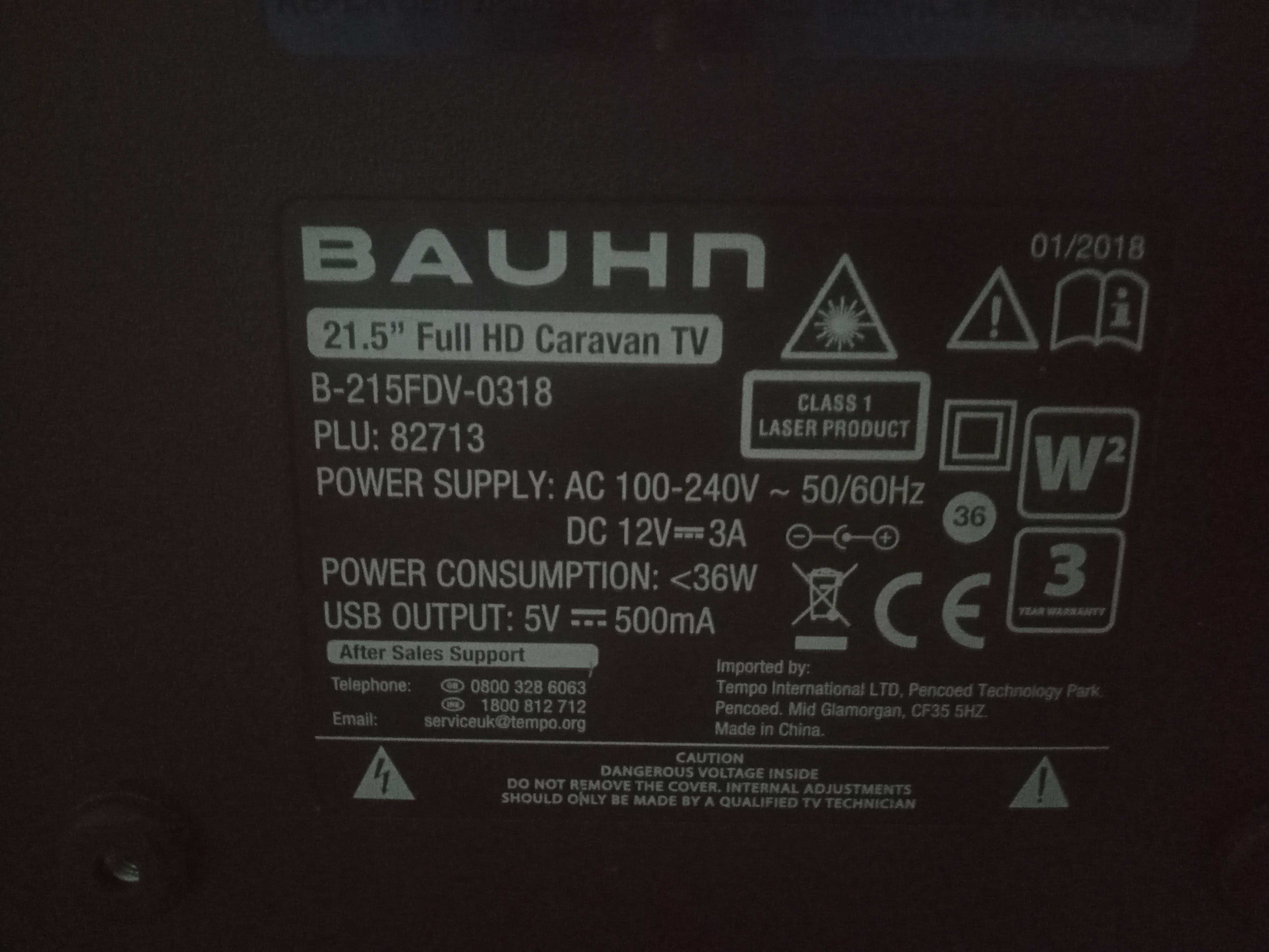 Телевизор BAUHN 21.5"