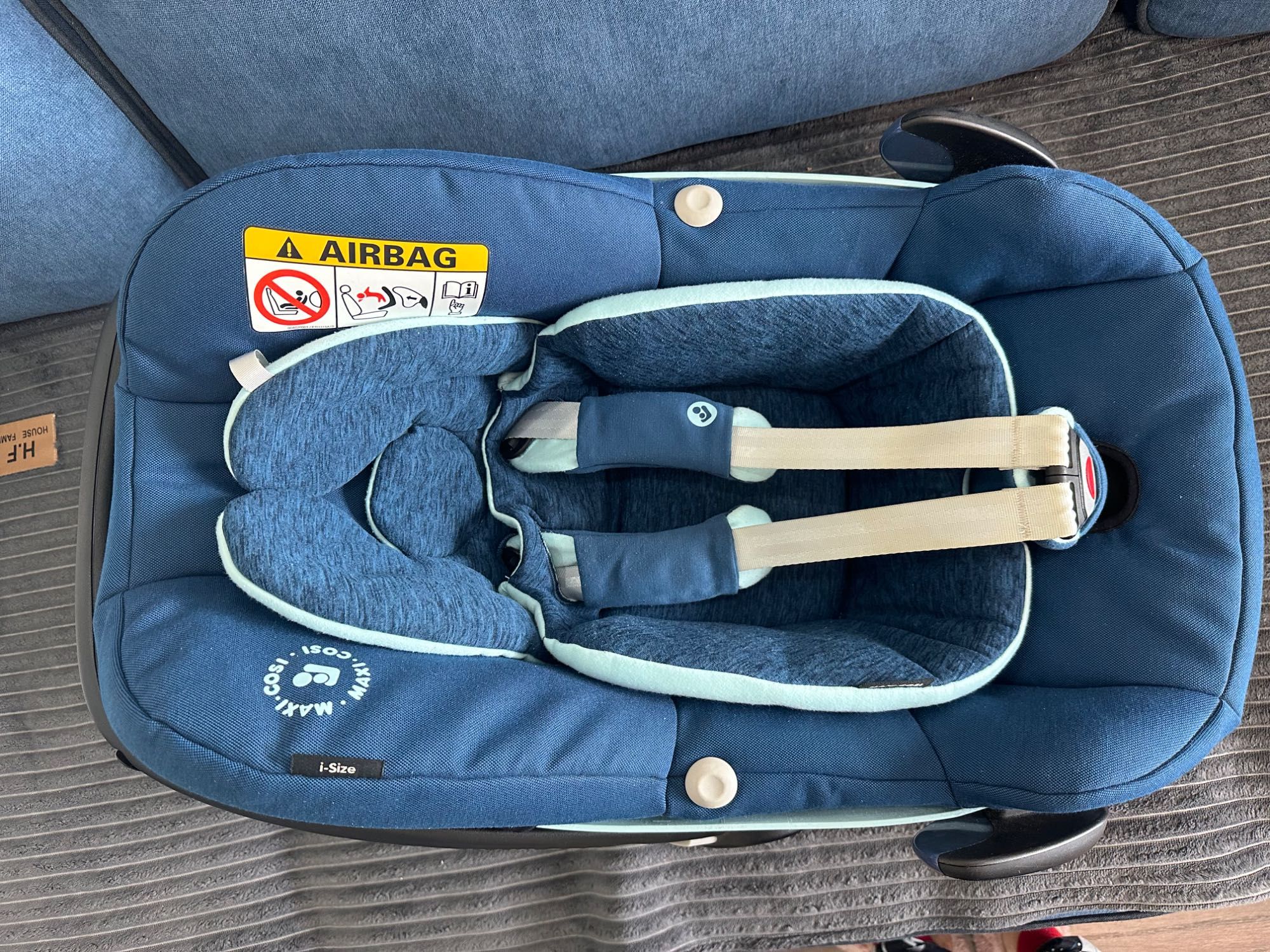 Столче за кола I-Size Maxi-Cosi, 45-75 см, Син