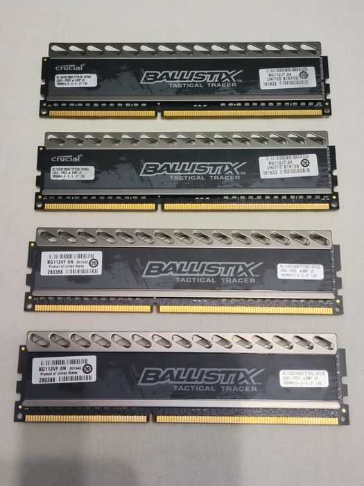 Свтещи Рам памети Crucial Balistix Tactical Tracer 16gb 1866MHz