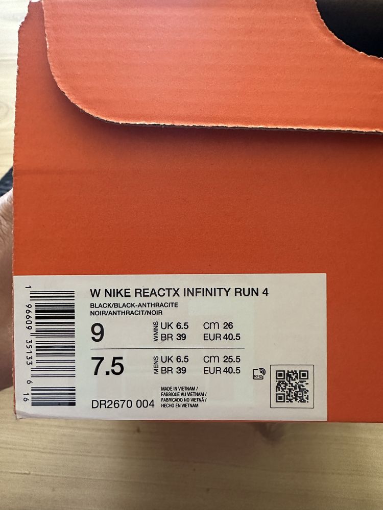 Nike Reactx infinity run