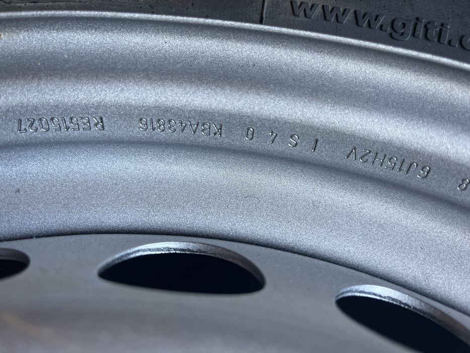 Roata Dacia Renault Rezerva janta 4x100 anvelopa 185 65 R15