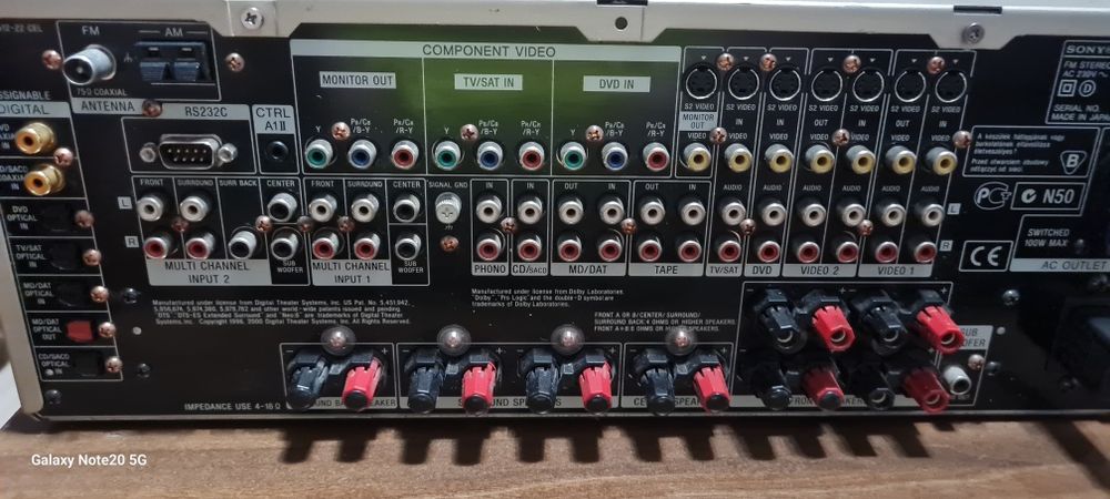 Vând Sony STR-DA3000ES FM Stereo/Receiver 7.1 -150w