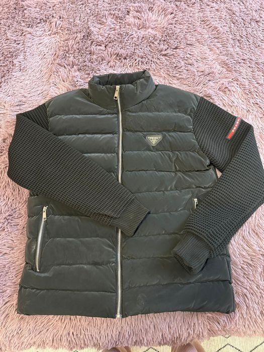 Prada черно зимно яке