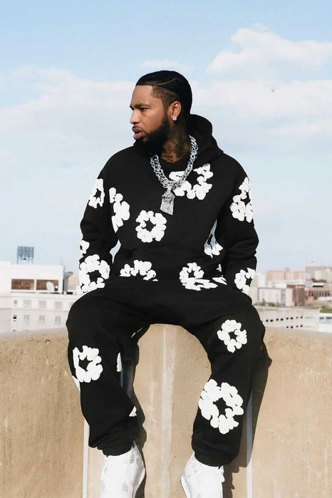 Denim Tears Negru XS-XL (Premium Calitate)