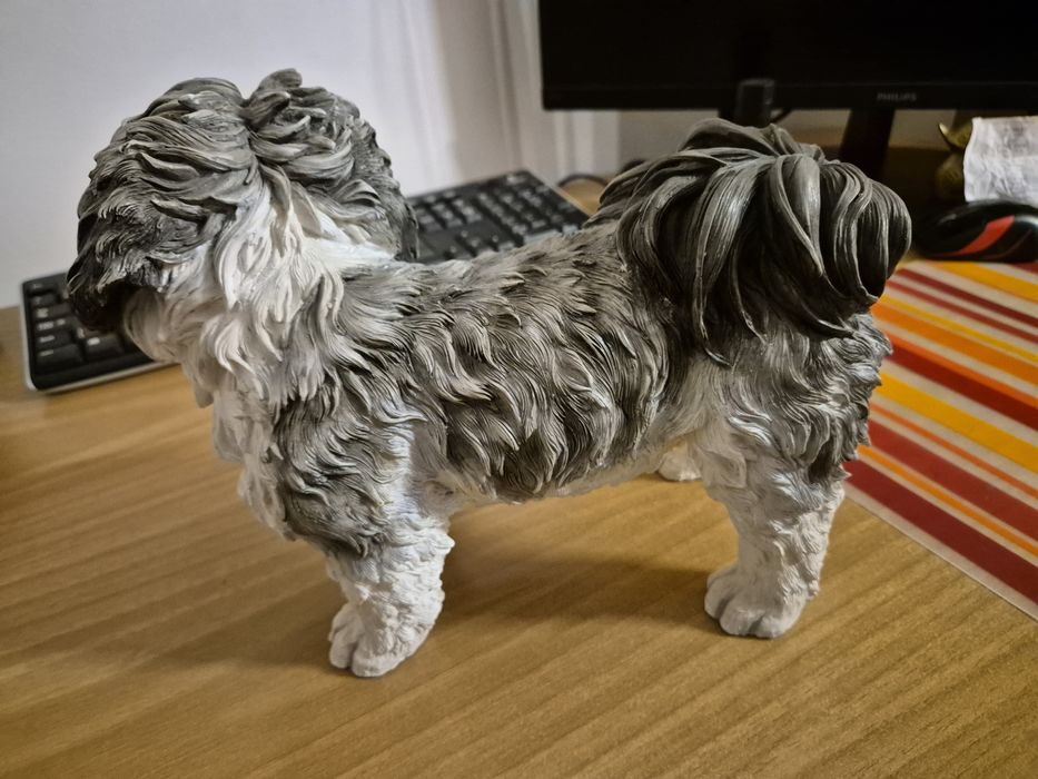 Vand vaza/statueta caine rasa Shih Tzu, ca noua, in stare perfecta
