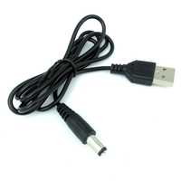 Захранващ кабел USB към DC 5.5/2.1 адаптер