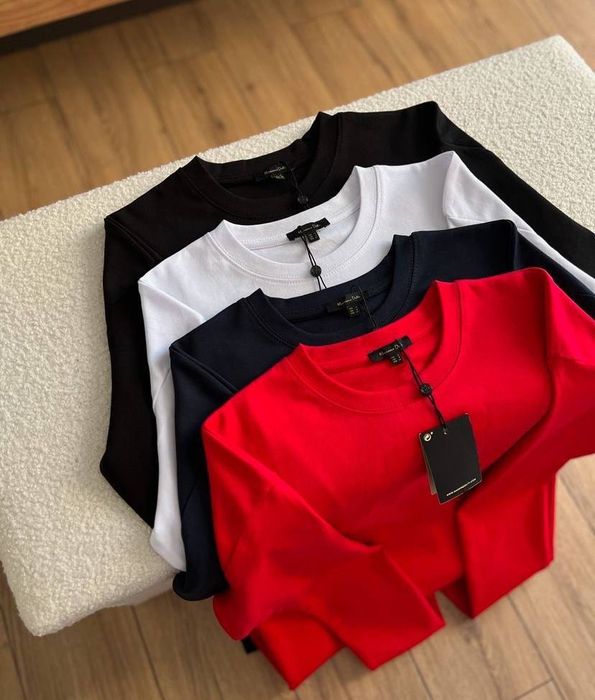 Лонгслив белый (Massimo Dutti) оригинал S