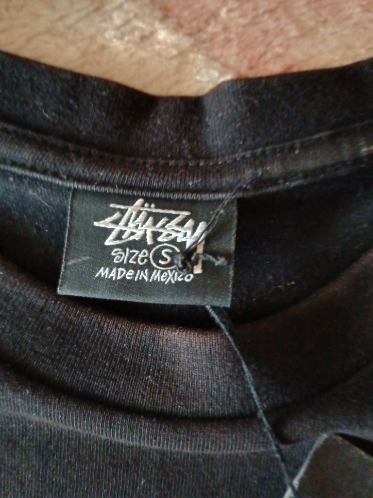 stussy футболка черная