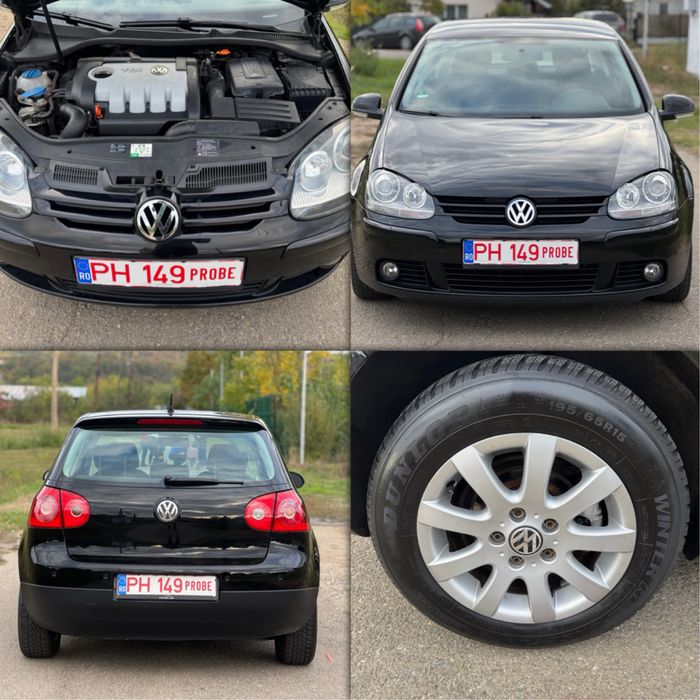 VW Golf 5 1.9 TDI / 2007 / 105Cp / Xenon /Senzori / Posibilitate rate
