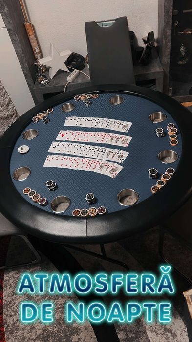 Masa Poker Rotundă