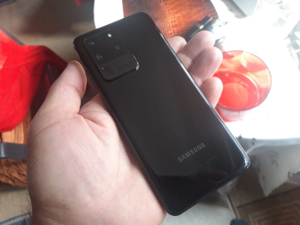 Samsung s20 ultra 5G cosmic black 128gb ca nou full accesorii