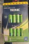 Baterii Acumulatori tronic AA 2500 mah ,  set 8 buc, super oferta