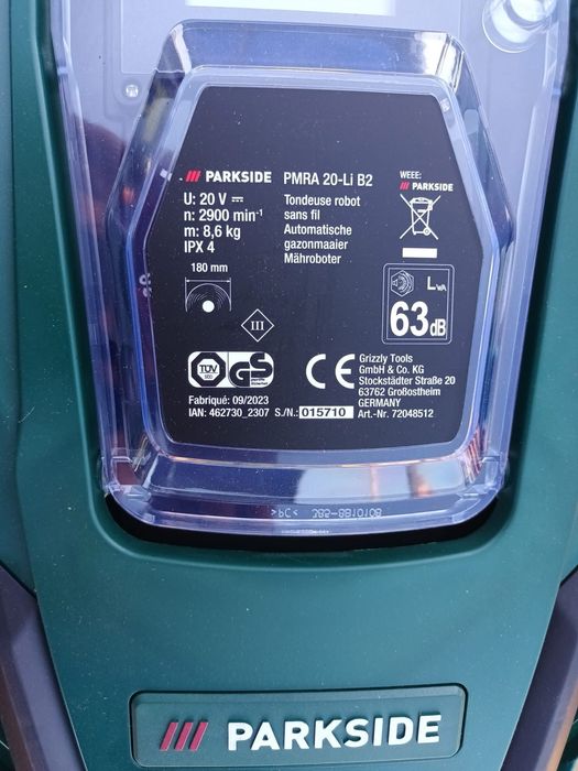 2 roboți pentru gazon Parkside de vanzare!