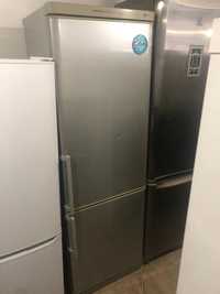 Холодильник LG, 2 метра высотой. Серый