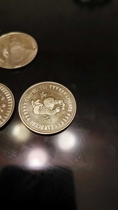 Колекционерски монети от 5лв. 1982, 1985, 1988, 1989г