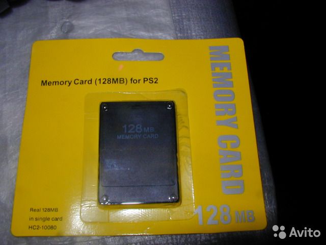Карта памет за сони плейстейшън 2-Memory Card playstation-128mb Ps2