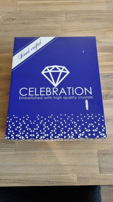 Set nou 6 pahare cristal  cu Swarovski