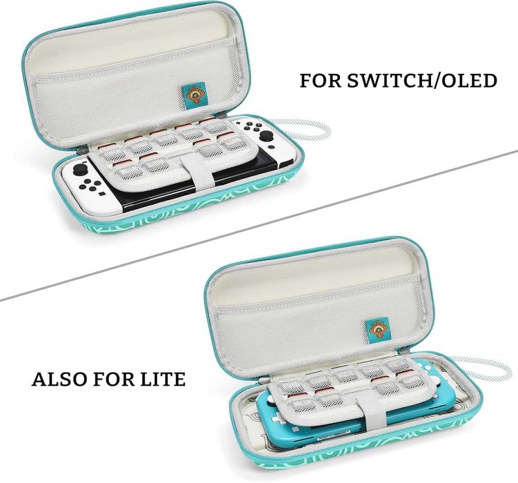 Нов калъф Nintendo Switch кейс с твърда защита и 10 слота за карти