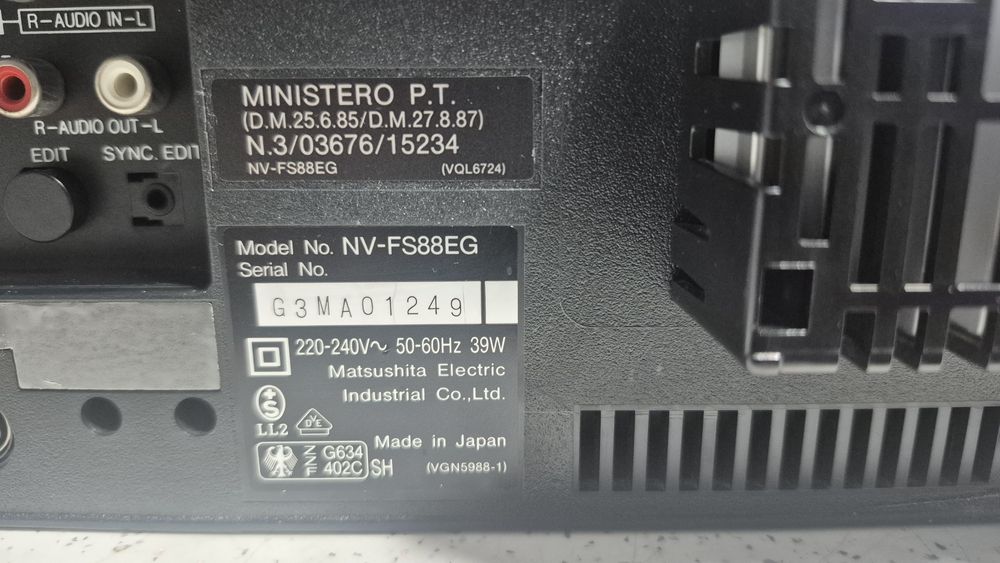 Video recorder SVHS Panasonic NV-FS88EG