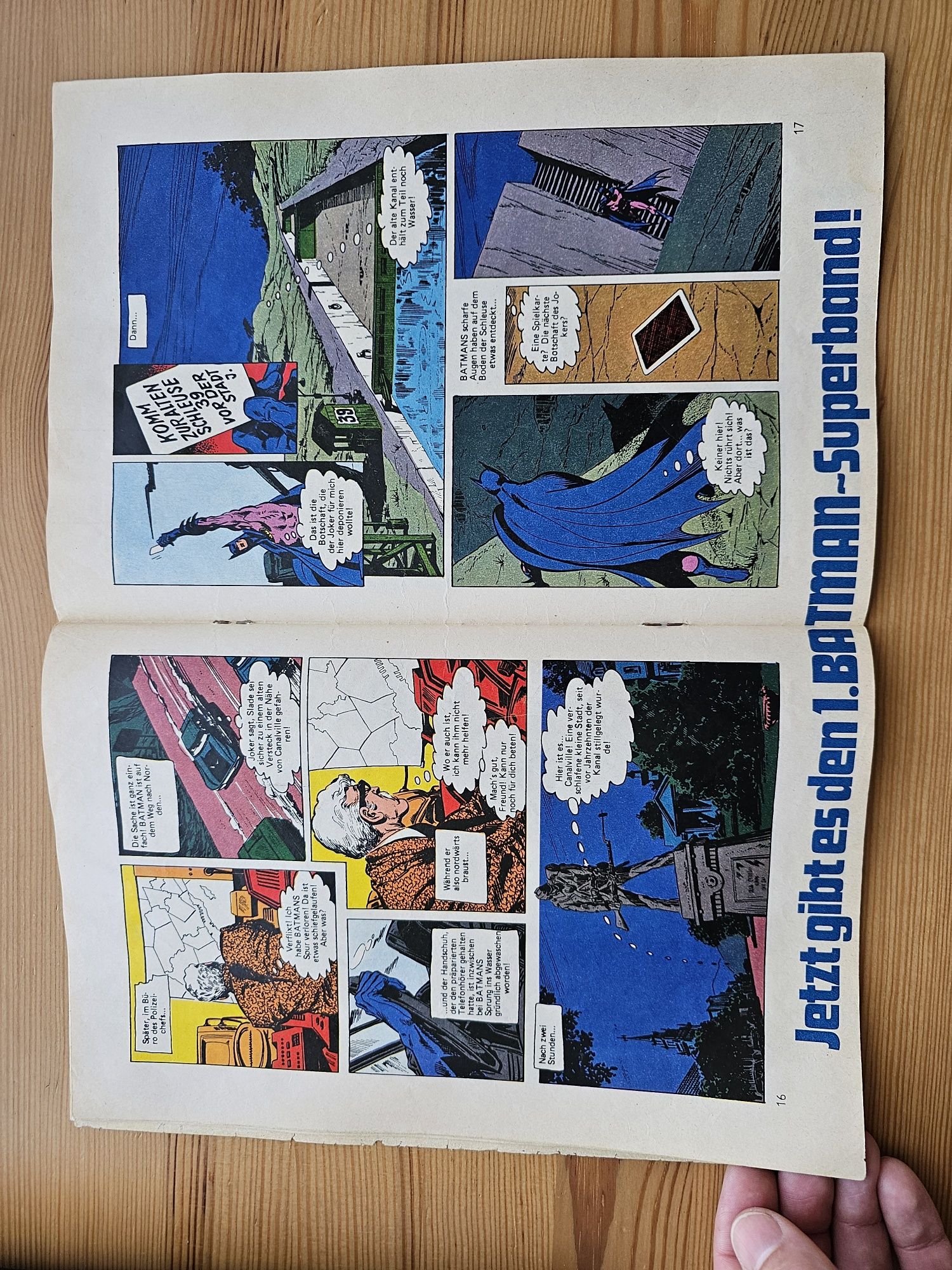 Revista benzi desenate comic book Superman Batman 1974