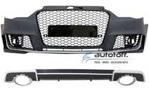 Bara fata si Difuzor bara spate Audi A3 8V (12-15) RS3 Design