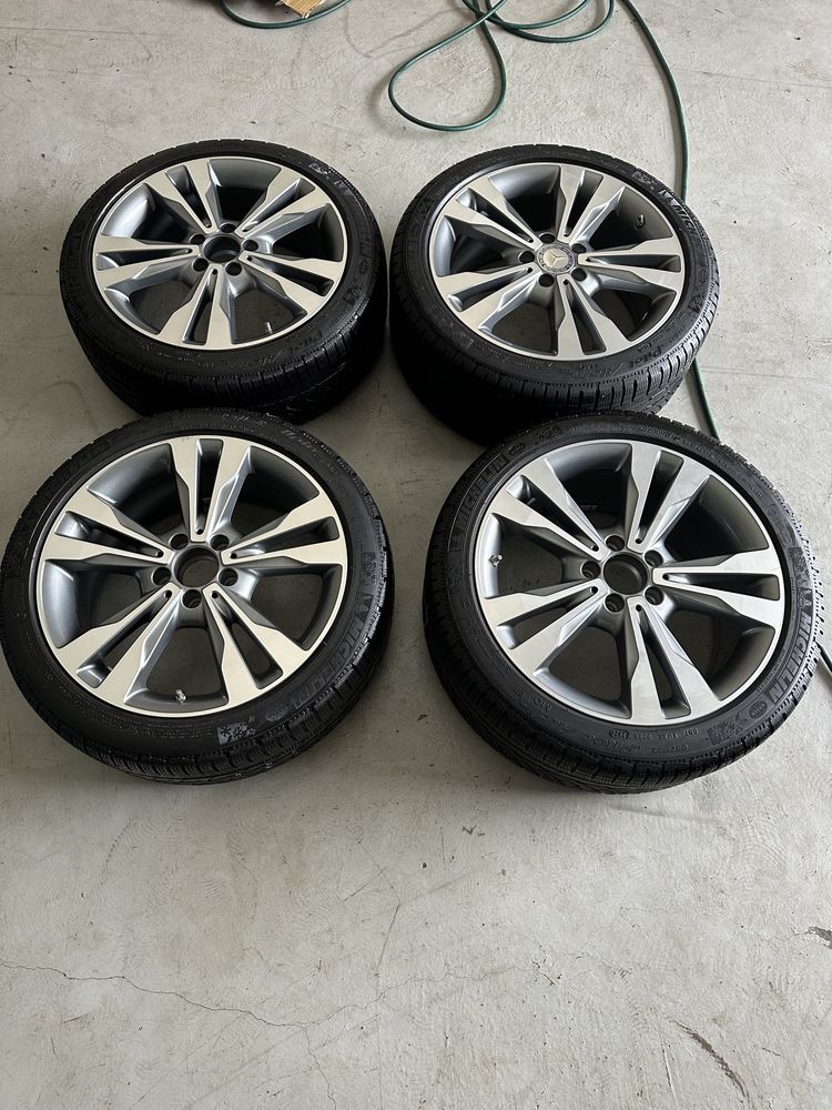 jante mercedes c cla a class 5x112 anvelope 225 45 18 cu 245 40 18