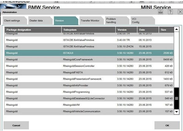 Interfata auto BMW versiune oficial activata cu update 2018