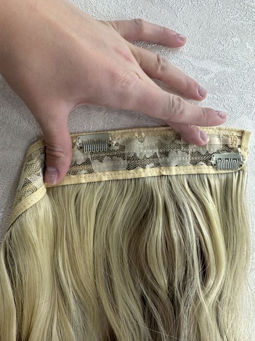 Волосы термо на заколках