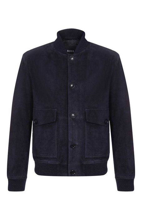 BOSS мужская замшевая куртка бомбер  РАЗМЕР M, L, XL, 2XL, 3XL
