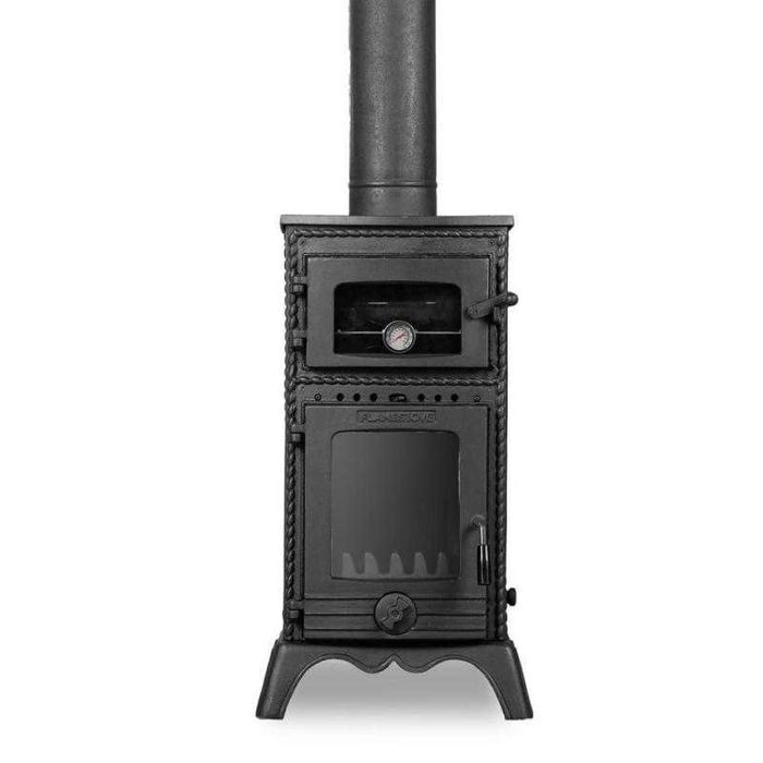 Soba pe lemn din fonta,incalzire locala,cu cuptor,Major,7 kw-GARANTIE!
